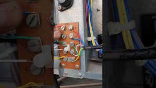 TRANE AC THERMOSTAT WIRING CONNECTIONS [upl. by Aloivaf]