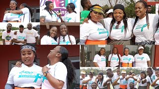 Celestine DonkorAbena Serwaa OpheliaRuth Rufet Adjei etc Walk Against Cervical Cancer with Women [upl. by Wilhide]