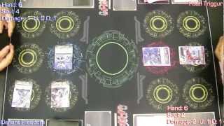 Cardfight Vanguard  Royal Paladins vs Kagero  Game 1 [upl. by Enelrae132]