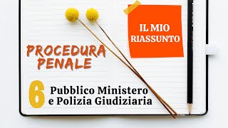 Procedura Penale  Capitolo 6 Pubblico Ministero e Polizia Giudiziaria [upl. by Kahlil]