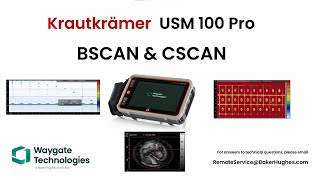 Waygate Technologies  USM100 BampCSCAN Encoded With Immersion Tank [upl. by Ettinger]