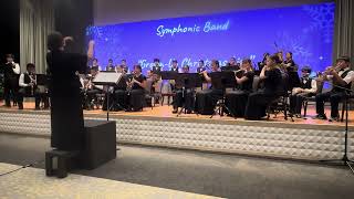 GrownUp Christmas List  Symphonic Band  Guam Adventist Academy 2024 [upl. by Launce]