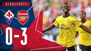 NKETIAH CANT STOP SCORING  Fiorentina 03 Arsenal  International Champions Cup highlights [upl. by Yanat328]