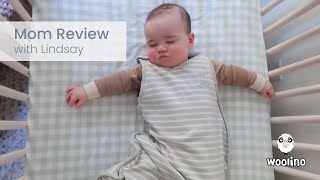 Mom Review with Lindsay — The Woolino 4Season Ultimate Baby Sleep Bag [upl. by Taro]