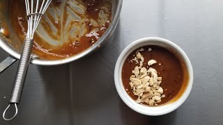 Receta de salsa de maní thai Thai peanut sauce [upl. by Karame]