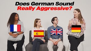 Does German Sound Aggressive We Compare Words in 4 Languages [upl. by Arta77]