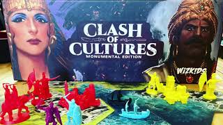 Clash of Cultures Monumental Edition Board Game  Timelapse AztecsBabylonia [upl. by Purpura]