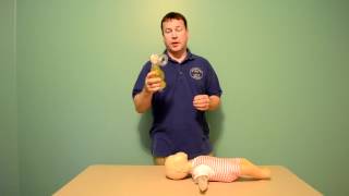 How to use Bag Valve Mask on Infant in San Jose American Heart Association CPR Class [upl. by Einahpad66]