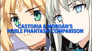 FGO Castoria amp Morgan Le Fay NP Comparison  アルトリア・キャスター そして モルガン [upl. by Nilde937]