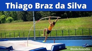 Pole Vault Practice With 2016 OLYMPIC CHAMPION Thiago Braz da Silva [upl. by Namyl166]