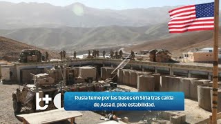 Rusia teme por bases militares en Siria  Llamado a la estabilidad tras caída de Assad [upl. by Ielarol788]