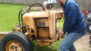 Homemade wood splitter trailer  oldschool welding [upl. by Snider725]