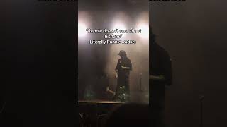 Ronnie Radke STOPS quotVoices In My Headquot to help a nearly passed out fan in RaleighNC 942024 [upl. by Enialb]