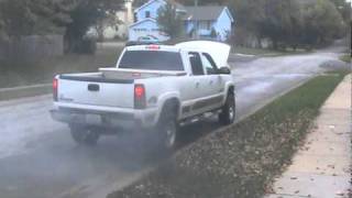 Duramax LB7 turbo blow off sound  powerbrake [upl. by Anawaj]