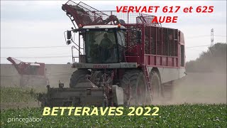 BETTERAVES  VERVAET 617 et 625 BEET EATER  AUBE 07oct 2022 [upl. by Burne]