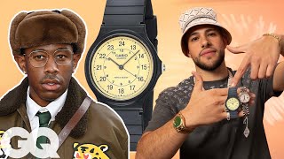 Jeweler Breaks Down Affordable Celebrity Watches  GQ [upl. by Ynnos]