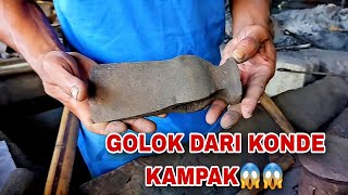 🔴Kampak Kuno Ternyata Sangat Keras Di Buat Golok Persegi 8×16 Tapi Membuahkan Hasil Yang Tajam [upl. by Ednutabab]