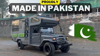 WORLDS BEST FJ CAMPER  LAND CRUISER 40 SERIES CONVERTED INTO AN EXPEDITION VEHICLE  PAKISTAN [upl. by Costanzia]