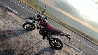 Aprilia SX 125 Review  Aprilia 125cc Supermoto 🏍️ [upl. by Eelahs]