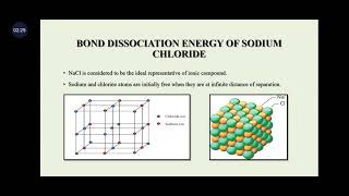 Bond dissociation energy of NaCl molecule [upl. by Eimaraj]