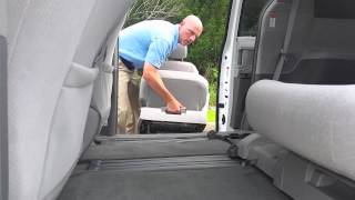 How to remove 2nd row seats in Toyota Sienna with Gary Pollard The Fist Pump Guy [upl. by Thunell415]