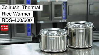 Zojirushi Thermal Rice Warmer RDS400600 [upl. by Nnylsor921]