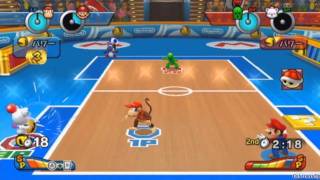 Mario Sports Mix Random WiFi Match 01  Dodgeball [upl. by Llertnov]