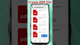 PDF file kaise banaye  Gallery ke photo ko pdf kaise banaye  pdf file kaise banaye mobile me [upl. by Ahsyekal]