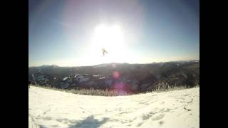 Snowkite freestylefreeride Gaspésie 2 [upl. by Drusus]