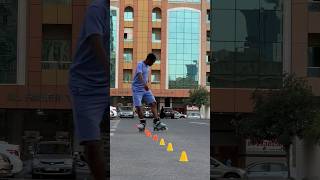 Freestyle Slalom Skating skateweaver shorts viral [upl. by Africa]