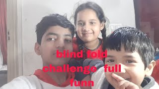 blind fold challenge in pelo full funn [upl. by Narmis]