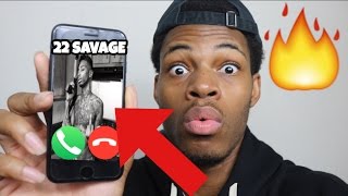 CALLING 22 SAVAGE AND HE ANSWERED NOW HE WANTS TO SHOOT ME [upl. by Aicinet529]