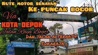 Rute Motor Jakarta ke Puncak Bogor [upl. by Nimrac]