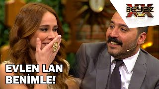 Mustafa Üstündağa Karısı Evlenme Teklifi Etmiş  Beyaz Show [upl. by Valiant]