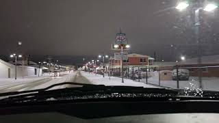 Driving around Reno ans Sparks Nevada during winter storm [upl. by Maddock]