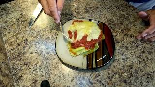 Creamy Rich Raclette Cheese smothering Gourmet Spinach Ravioli [upl. by Nrubliw]