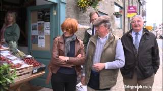 Hay Festival 2012 greengrocer explains to Mary Portas that supermarket would finish them [upl. by Lebisor]