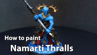 How to paint Idoneth Deepkin Namarti Thralls [upl. by Ahsineg]