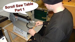 Making A Scroll Saw Table Stand Part 1 [upl. by Hamlet]