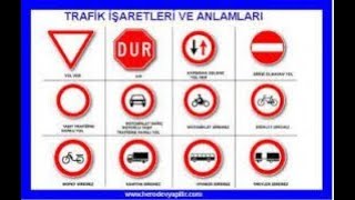 21 NİSAN 2018 TRAFİK İŞARET LEVHALARI VE ANLAMLARI [upl. by Hank121]