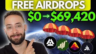 Top FREE Airdrops for 2024 0 Required [upl. by Labaw280]