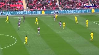 Christian Benteke Aston Villa vs Liverpool 2015 FA Cup Semi Final [upl. by Bum]