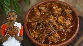 Tasty Kerala Style Chicken Curry  Varutharacha Chicken Curry [upl. by Sidoeht302]