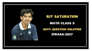 45 BJT Saturation Math Class 5  BJT Transistor Bangla Tutorial [upl. by Cos424]