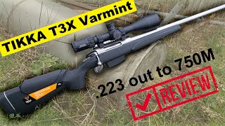 Tikka T3X Varmint 223 Review [upl. by Tye]