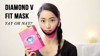 Slimming Face Mask Review ft Diamond V Fit Mask  LookMazing [upl. by Butterworth]