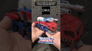 Quick Tutorial Lets Transform Animated Optimus Prime with the DNA Upgrade Kit [upl. by Asilat551]