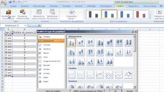 Excel 2007 tutoriel 14  Créer et mettre en forme un graphique [upl. by Sucirdor]