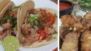 Como Hacer Carnitas de Puerco en Casa  Suaves y Jugosas [upl. by Wolpert]