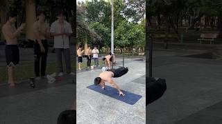 slippery 😨😨 motivation calisthenics gym bodybuilding [upl. by Einehpets588]